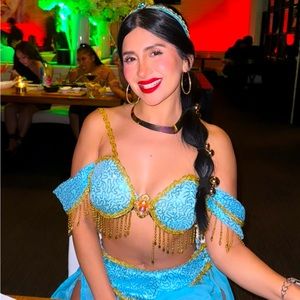 Beautiful princess Jasmine inspired costume! I only worn once